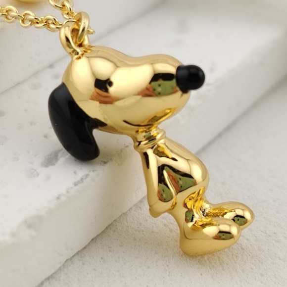 Coach Gold Snoopy Necklace with Star Charm - Picture 6 of 7
